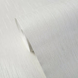 Z72004 White faux fabric textured plain Wallpaper