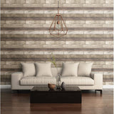 2701-22347 Weathered Plank Rust Wood Textured Wallpaper