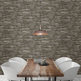2701-22351 Stacked Slate Green Industrial Wallpaper