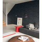 2774-475036 Collegiate Charcoal Stacked Slate Wallpaper