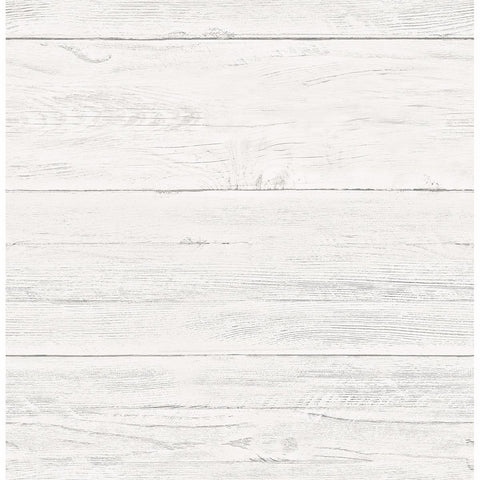 2701-22307 White Washed Shiplap Boards Wallpaper