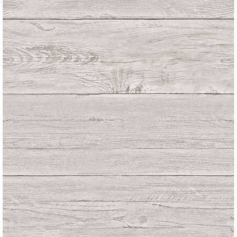 2701-22323 White Washed Boards Grey Shiplap Wallpaper