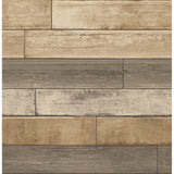 2701-22346 Weathered Plank Wheat Wood Textured Wallpaper