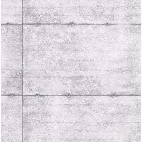 2701-22303 Smooth Concrete Grey Geometric Wallpaper