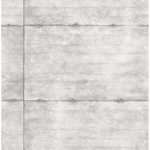 2701-22314 Smooth Concrete Light Grey Geometric Wallpaper