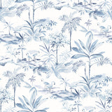 3120-12074 Lagoon Blue Scenic Island Wallpaper
