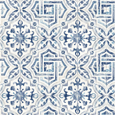 3120-12332 Sonoma Blue Beach Tile Wallpaper