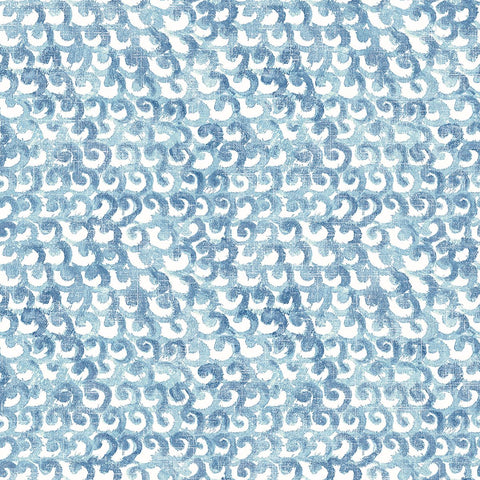 3120-13633 Saltwater Aqua Wave Wallpaper