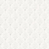 3120-13655 Santiago Grey Scalloped Wallpaper