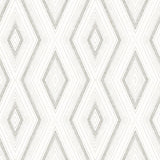 3120-13663 Santa Cruz Grey Geometric Wallpaper