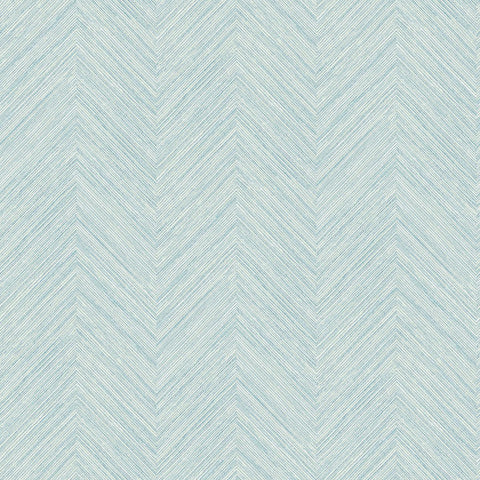 3120-13672 Caladesi Teal Faux Linen Wallpaper