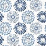 3120-13705 Sunkissed Blue Floral Wallpaper