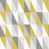4060-138921 Inez Mustard Geometric Wallpaper