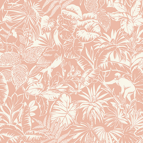 4071-71010 Corcovado Coral Jungle Jamboree Wallpaper