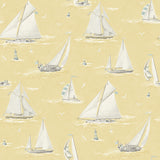 4071-71033 Leeward Yellow Sailboat Wallpaper