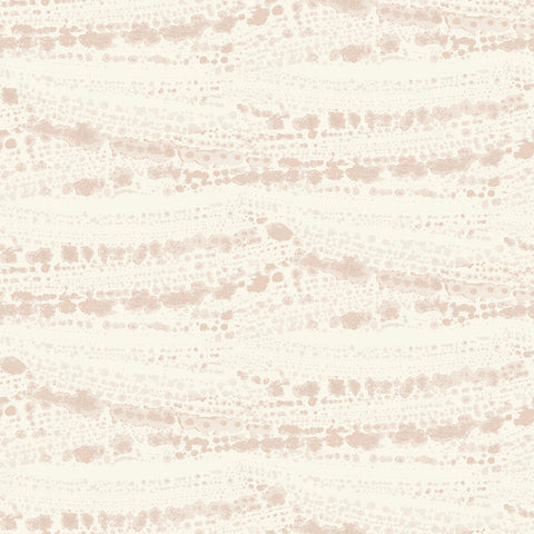 4071-71047 Rannell Peach Abstract Scallop Wallpaper