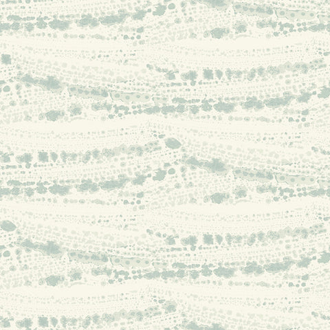 4071-71049 Rannell Aqua Abstract Scallop Wallpaper