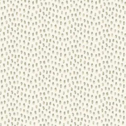 4071-71059 Sand Drips Grey Painted Dots Wallpaper