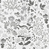 4143-22029 Groh Grey Floral Wallpaper