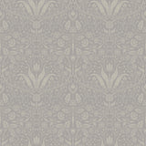 4143-34008 Mara Grey Tulip Ogee Wallpaper