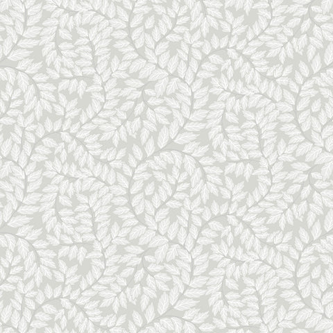 4143-34016 Lindlav Grey Leafy Vines Wallpaper