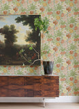 4143-34028 Cecilia Chartreuse Tulip and Daffodil Wallpaper