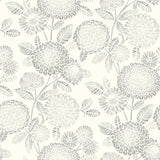 3125-72331 Zalipie Grey Floral Trail Wallpaper