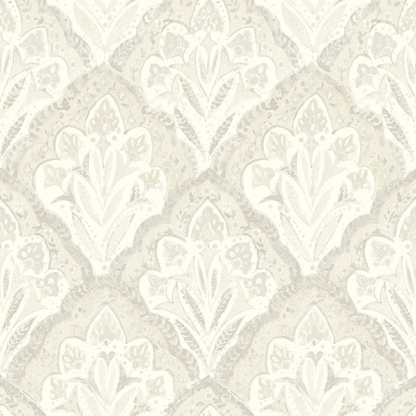 希少 モーリスレロワ Jérôme Doucet Chaussures d'A 3125-72339 Mimir Dove Quilted Damask Wallpaper – wallcoveringsmart