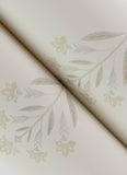 3125-72349 Kova Dove Floral Crest Wallpaper