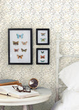 3125-72356 Tarragon Grey Dainty Meadow Wallpaper