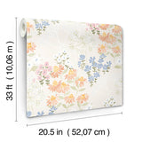 4122-27020 Cultivate Pastel Springtime Blooms Wallp