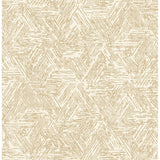 4122-27033 Retreat Light Brown Quilted Geometric Wallpaper