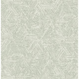 4122-27035 Retreat Sea Green Quilted Geometric Wall