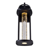 0407W7-1-101-A Greenwood LED Outdoor Black Wall Lantern