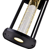 0407W7-1-101-A Greenwood LED Outdoor Black Wall Lantern