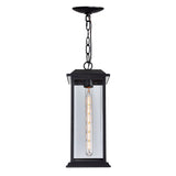 0409P6-1-101 Blackbridge 1 Light Outdoor Black Pendant