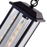 0409P6-1-101 Blackbridge 1 Light Outdoor Black Pendant