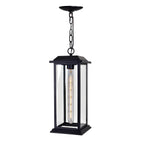 0409P6-1-101 Blackbridge 1 Light Outdoor Black Pendant