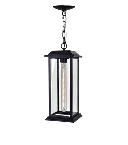 0409P6-1-101 Blackbridge 1 Light Outdoor Black Pendant