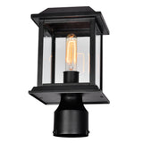 0409PT6-1-101 Blackbridge 1 Light Outdoor Black Lantern Head