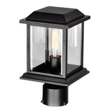 0409PT6-1-101 Blackbridge 1 Light Outdoor Black Lantern Head