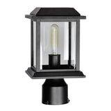 0409PT6-1-101 Blackbridge 1 Light Outdoor Black Lantern Head