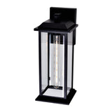 0409W8-1-101-A Blackbridge 1 Light Outdoor Black Wall Lantern