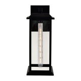 0409W8-1-101-A Blackbridge 1 Light Outdoor Black Wall Lantern