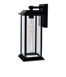 0409W8-1-101-A Blackbridge 1 Light Outdoor Black Wall Lantern