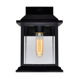 0409W8-1-101 Blackbridge 1 Light Outdoor Black Wall Lantern