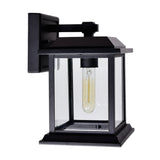 0409W8-1-101 Blackbridge 1 Light Outdoor Black Wall Lantern