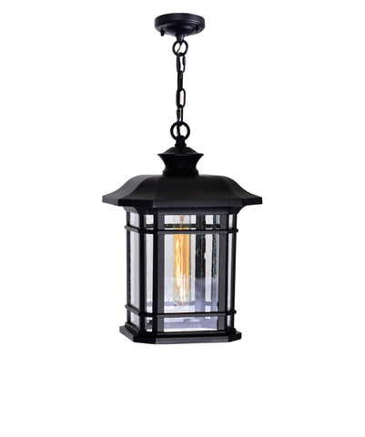 0411P9-1-101 Blackburn 1 Light Outdoor Black Pendant