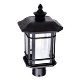 0411PT9-1-101 Blackburn 1 Light Outdoor Black Lantern Head