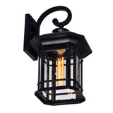 0411W10-1-101 Blackburn 1 Light Outdoor Black Wall Lantern